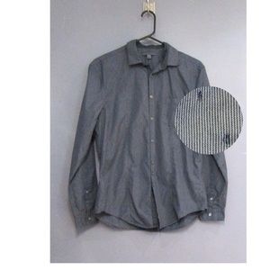 John Varvatos Slate Blue/Gray Long Sleeve Shirt S